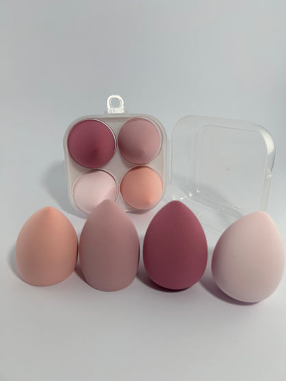 4 Esponjas con Estuche