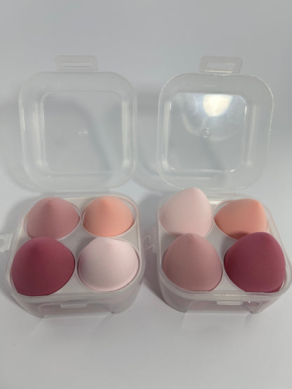 4 Esponjas con Estuche