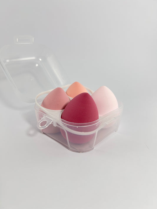 4 Esponjas con Estuche