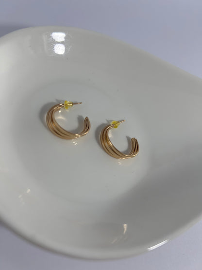 Set x2 Aros Texturados Gruesos