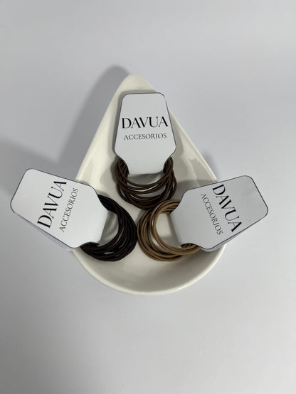 Colitas finas para el pelo – Pack x10