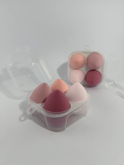 4 Esponjas con Estuche